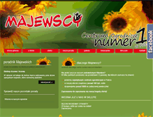 Tablet Screenshot of majewscy.pl